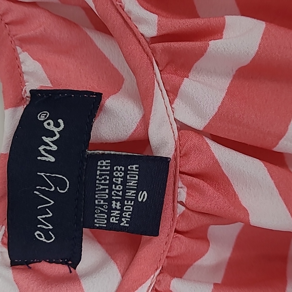 Coral chevron dress - Picture 3 of 7